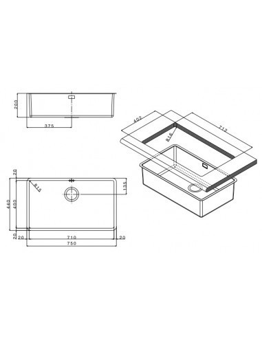 APELL METAMORFOSI MEM71BP, črno
