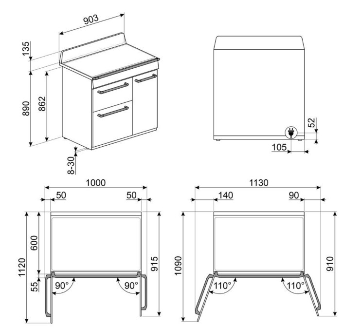 SMEG TR93IBL2