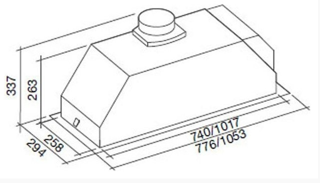 FALMEC  BUILT IN EVO 70 INOX