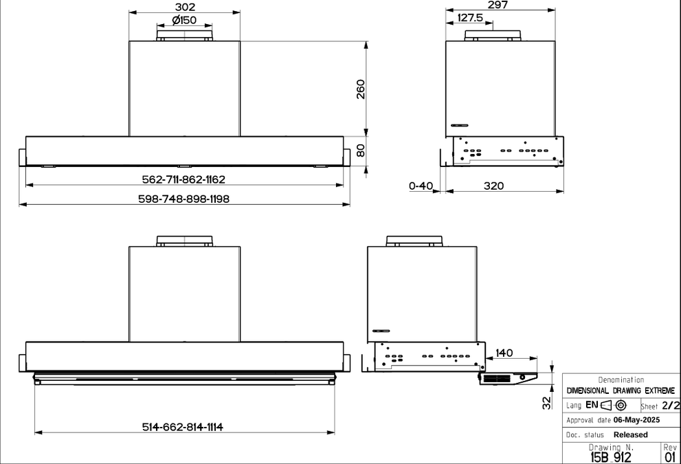 FABER IN-NOVA ZERO EXTREME DRI A90