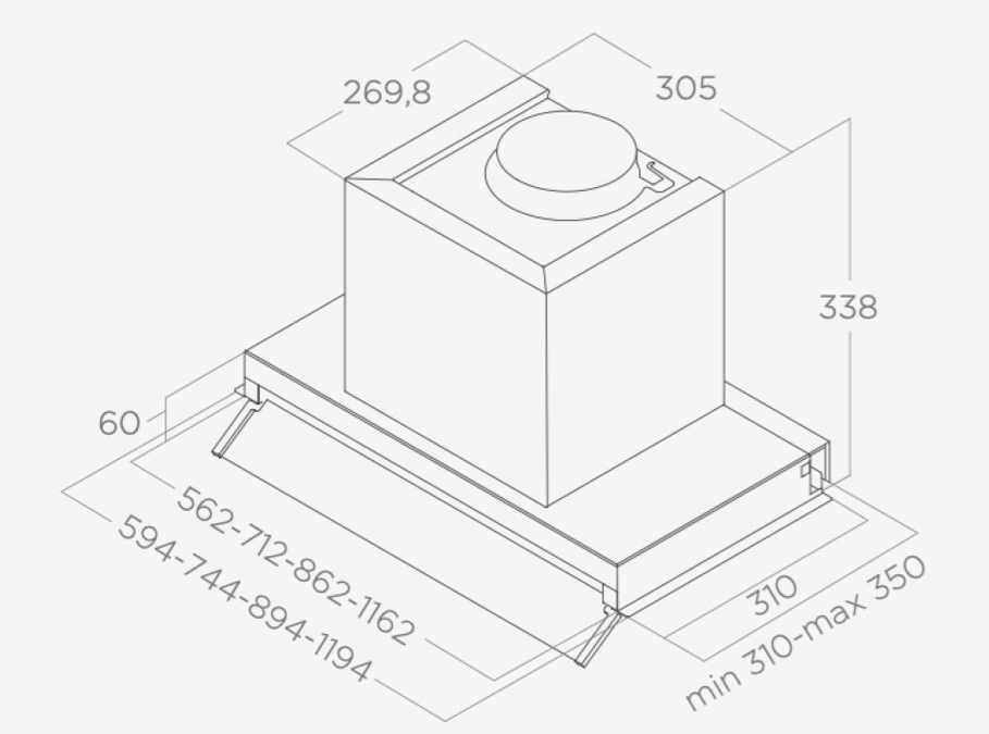 ELICA BOXIN ADV PLUS BLMAT/A/120