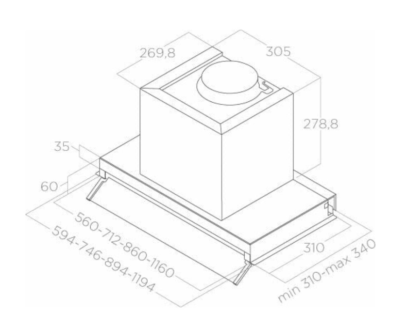 ELICA Akc.BOXIN ADV PLUS BLMAT/A/60