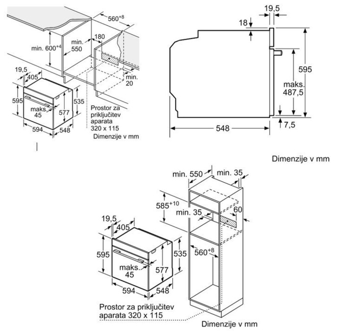 BOSCH HBG7341W1