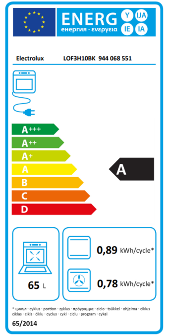 ELECTROLUX LOF3H10BK